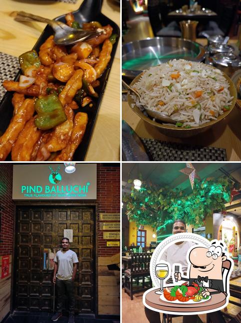 Get seafood at Pind Balluchi