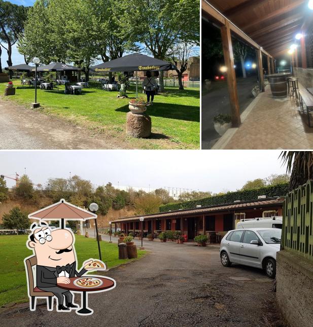 Goditi la vista dagli esterni di GROTTE Bistrot Rurale