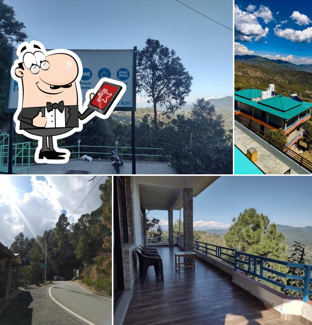 The exterior of Rudra Himalayan Retreat