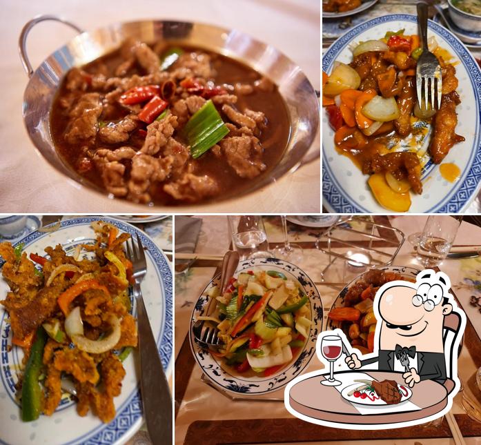 Ordina i piatti di carne a Xiang Yu Asia Spezialitäten Restaurant