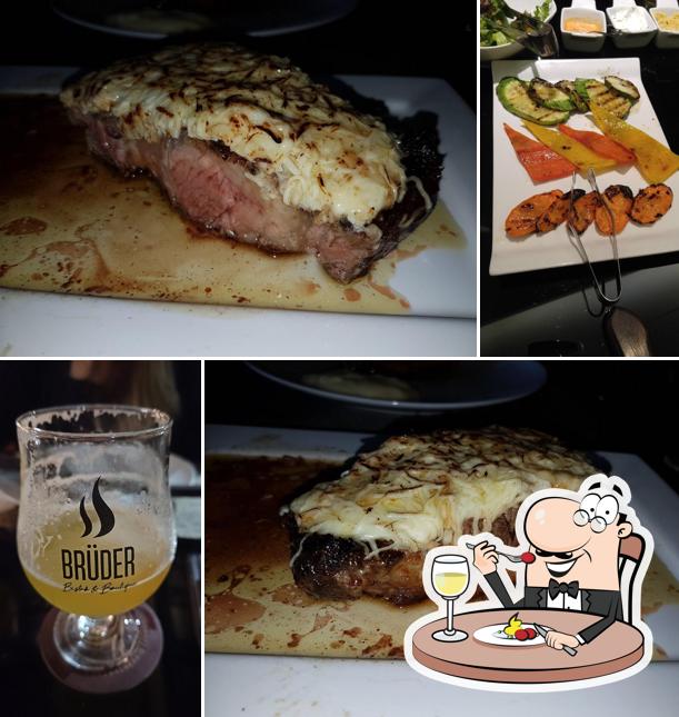 Platos en Brüder Bistrô e Boutique