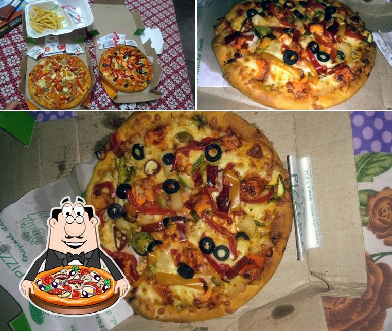 Pick pizza at La Roma Pizzeria