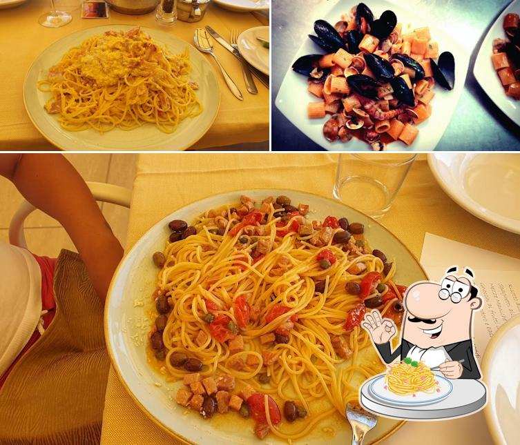 Spaghetti alla carbonara al Chalet Copacabana Stabilimento Balneare
