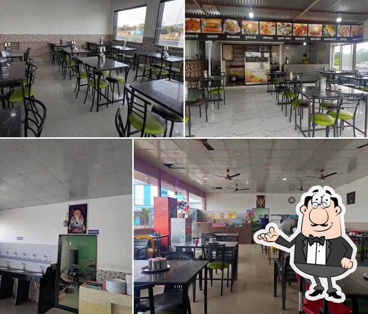 The interior of Renuka Veg Non-Veg