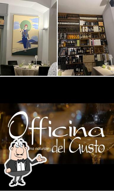 Gli interni di Officina del Gusto