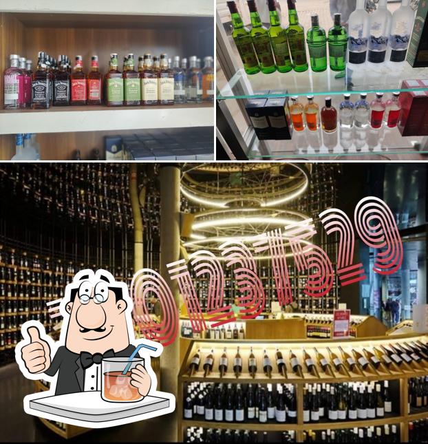 Pick a drink from the menu