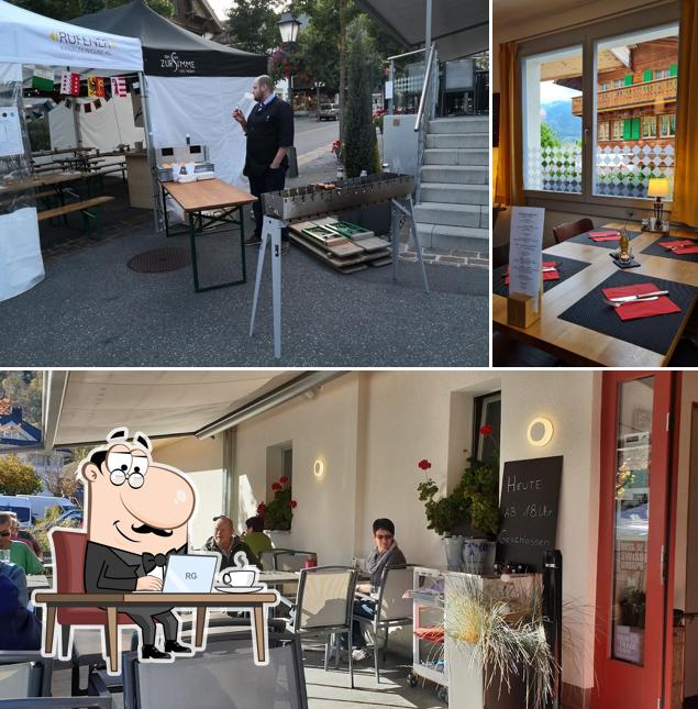 Siediti a un tavolo di Brasserie zur Simme - chez Marco