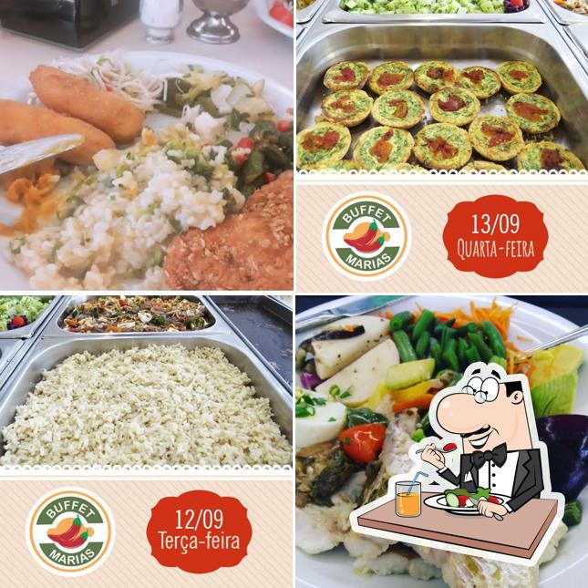 Platos en Buffet Marias