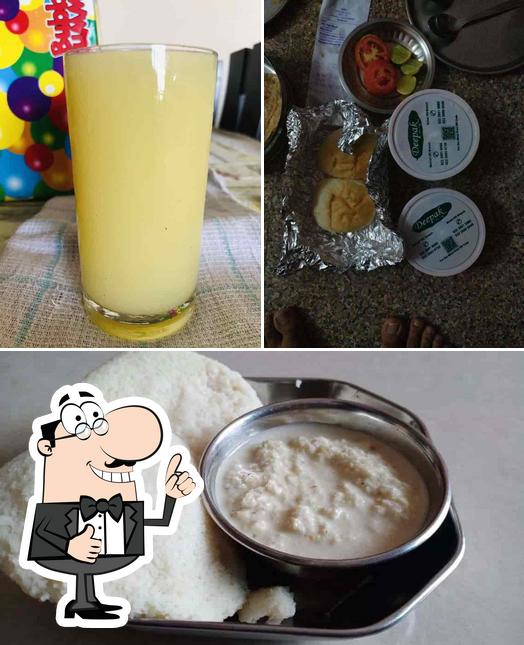 See this picture of Hotel Deepak