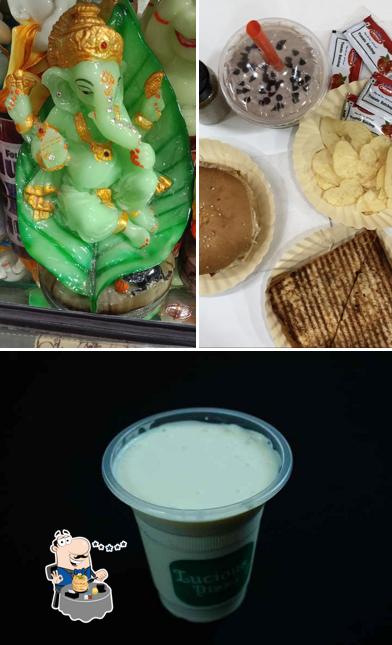 The restaurant's food and beverage
