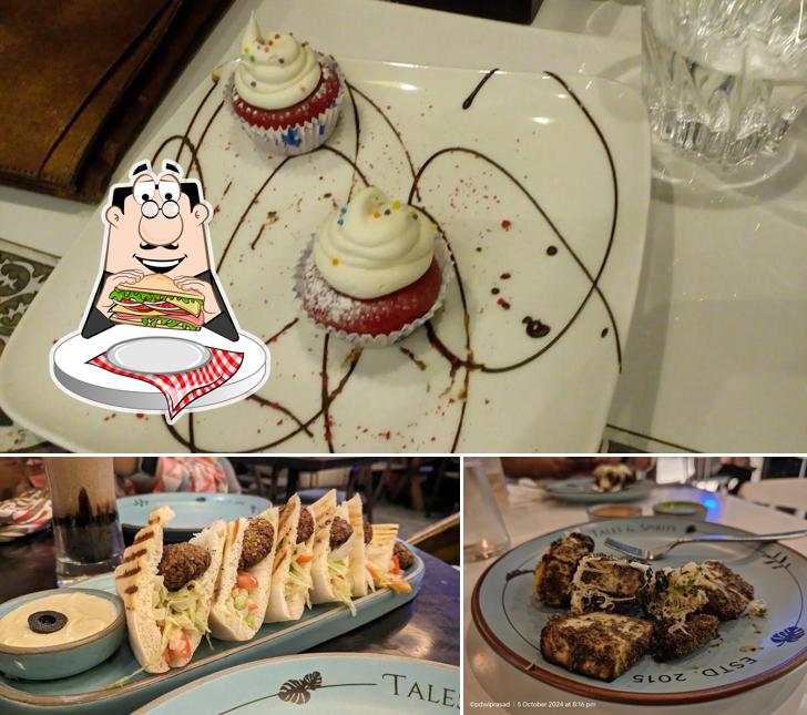 Club sandwich at Tales & Spirits Bistro