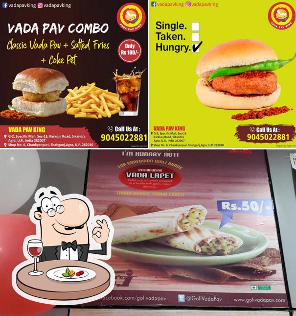 Meals at Vada Pav King