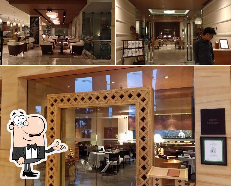 The interior of Saffron