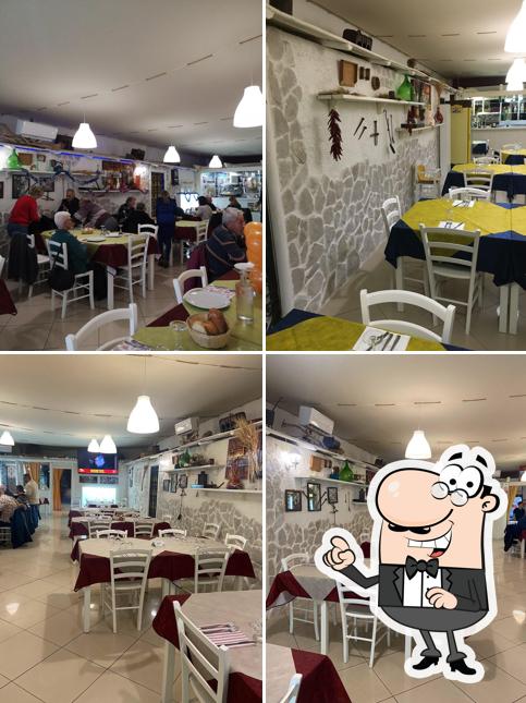 Gli interni di Trattoria da Ciccio