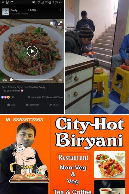 Food at City Hot Biryani Restaurant