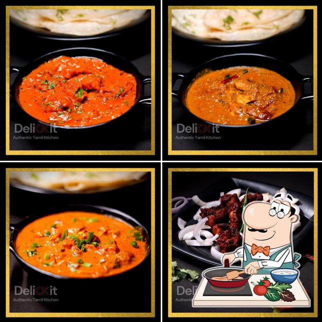 Chicken curry at Delickit Authentic Tamil Restaurant Tavarekere Branch