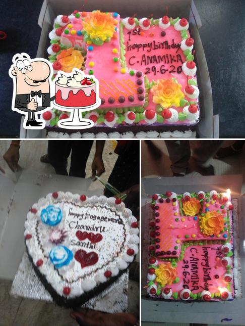 See this picture of Friends Bakery