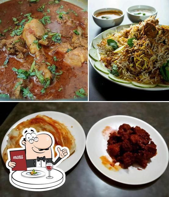 Food at Bismillah Hotel