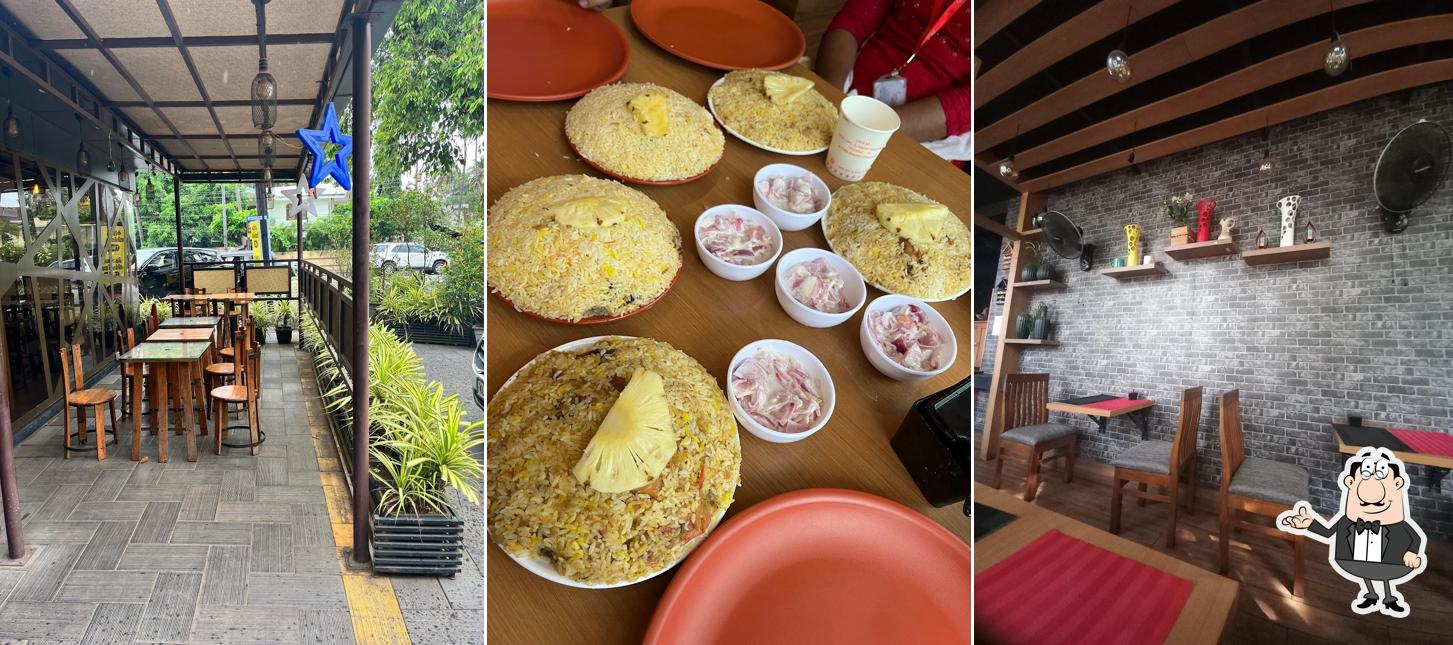 The interior of Mr Wedding Biriyani Restaurant