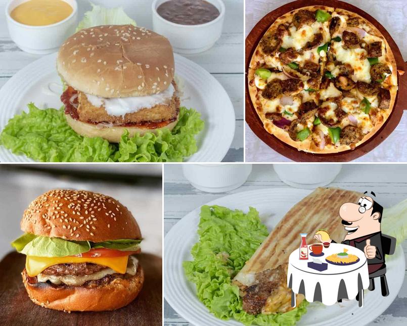Order a burger at Burger Point Cafe