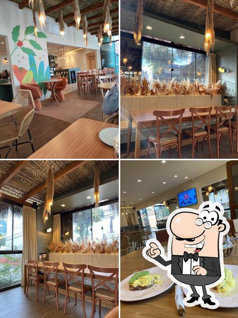 O interior do Oca Café