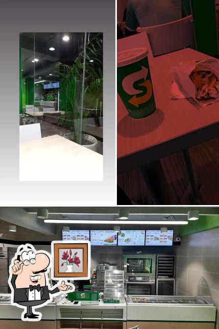 The interior of Subway Nainital