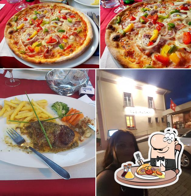 Prova una pizza a Restaurant Traube