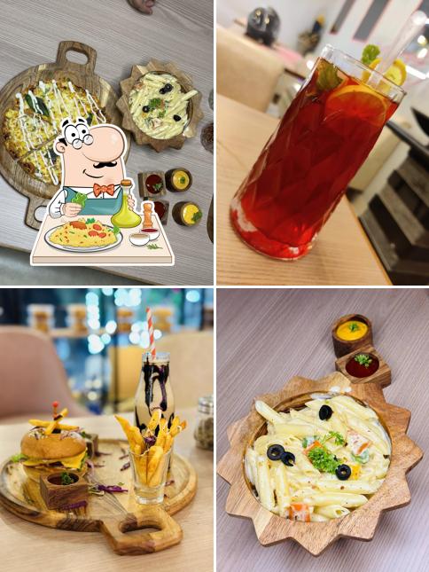 Food at Treasures N Treats Cafe