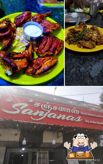 Meals at Sri Sanjanas Veg & Non Veg Restaurant