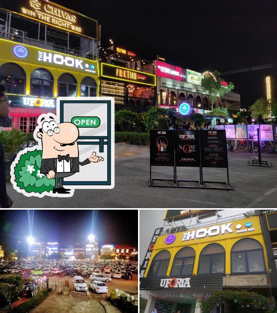 Enjoy the view at the outside area of The Hook Gurgaon