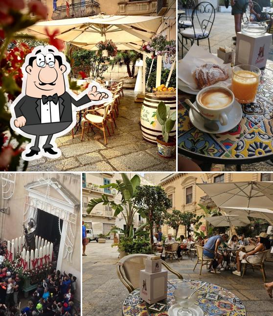 La foto di interni e esterno da Bar della Piazzetta