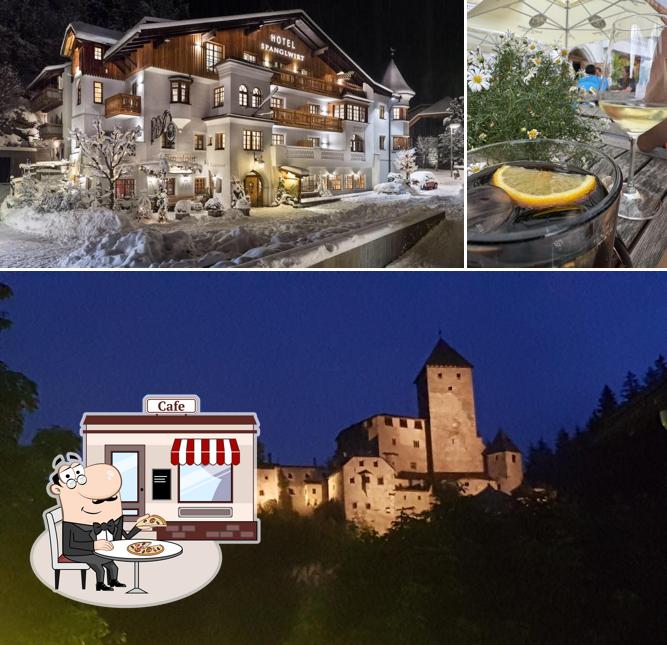 La esterno e bevanda del ristorante