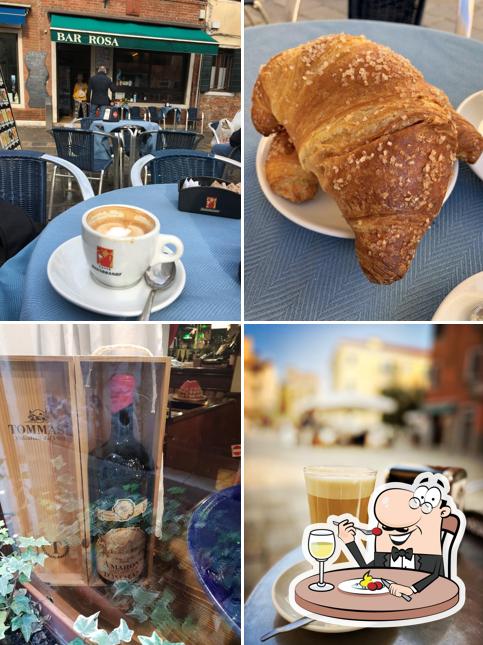 Bar Rosa si caratterizza per la cibo e bevanda