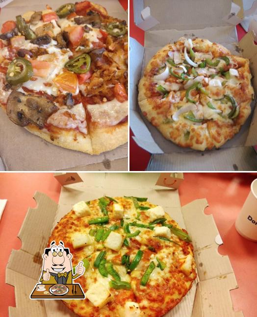 Try out different types of pizza