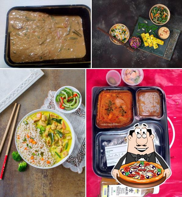 Get pizza at Eat Fit