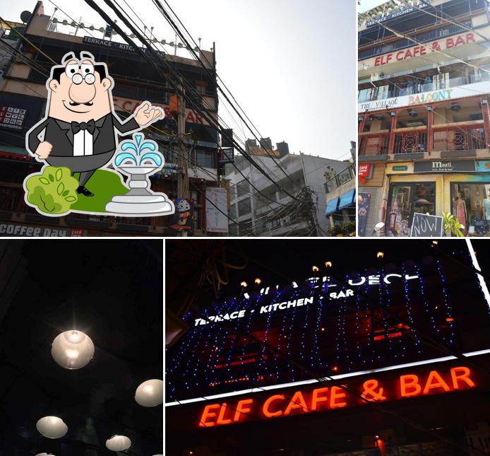 Enjoy the view at the outside area of Elf Café and Bar