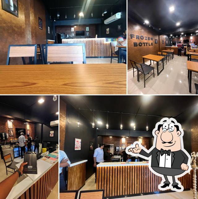 The interior of Frozen Bottle - Milkshakes, Desserts, and Ice Cream