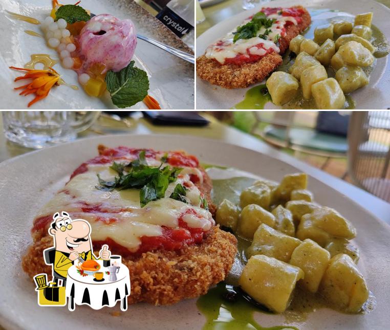 Comida em Izzi Wine Garden