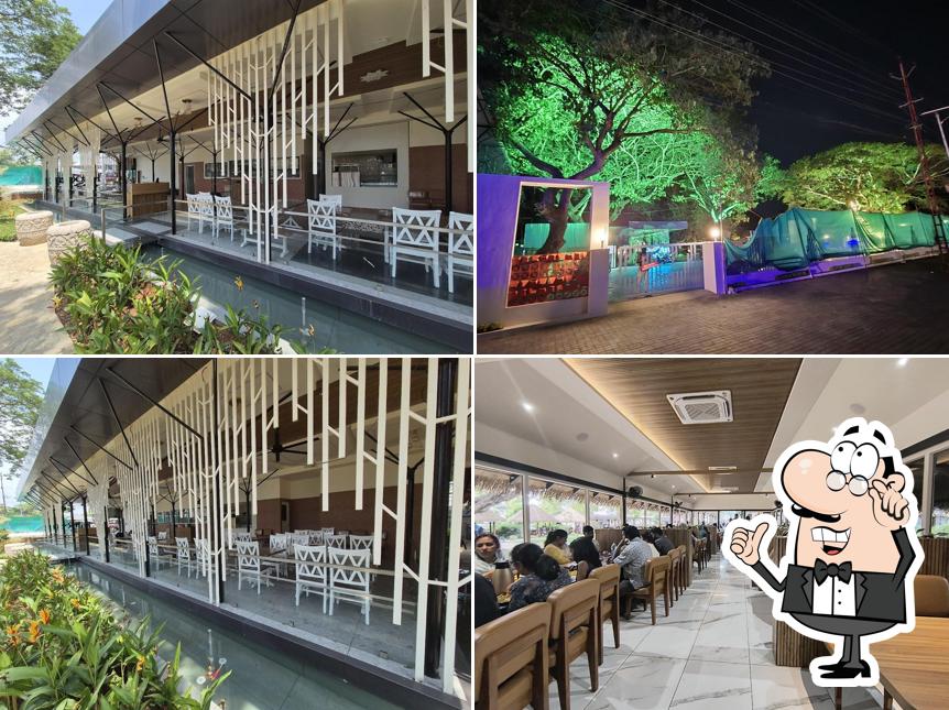 Take a seat at one of the tables at KARGEEN