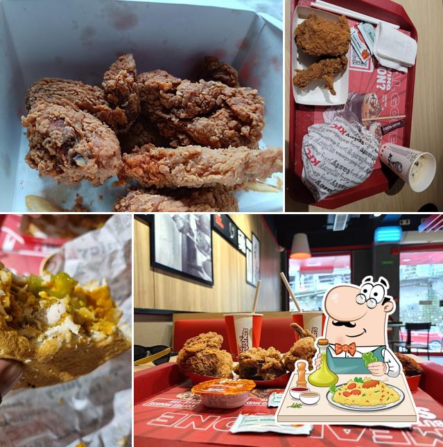 Fried chicken at KFC