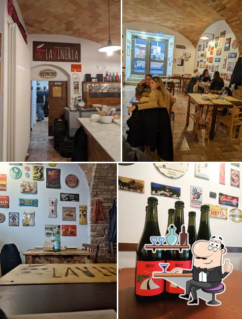 Dai un'occhiata agli interni di La Vineria