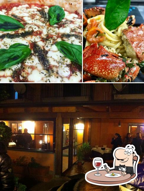 Tra le diverse cose da 18 Archi si possono trovare la cibo e interni