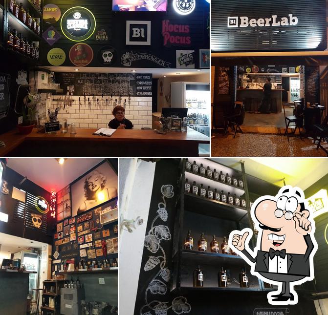 O interior do Cinco e Meio