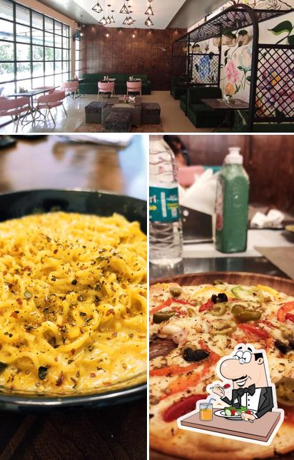 The photo of food and interior at Busy Beans Betul