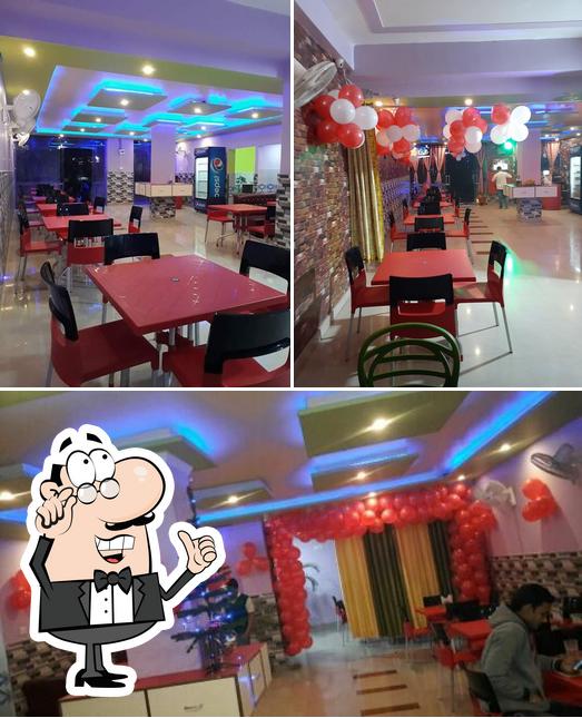 The interior of Raj Restaurant And Banquet Hall