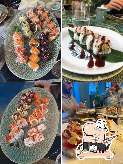 Prova le varie opzioni di sushi