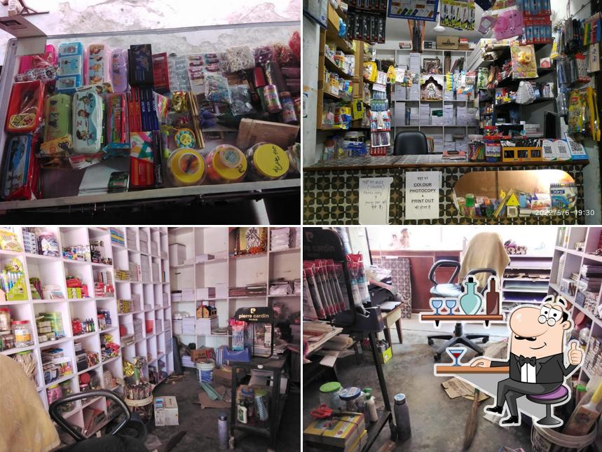 The interior of Sharma Stationery Shop & Cafe