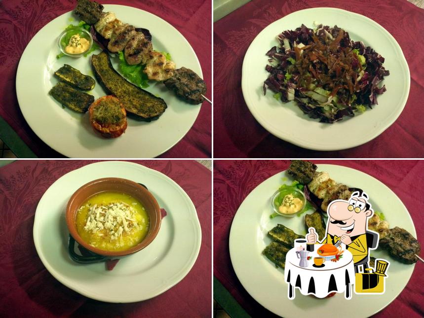 Platti al Trattoria La Rustica