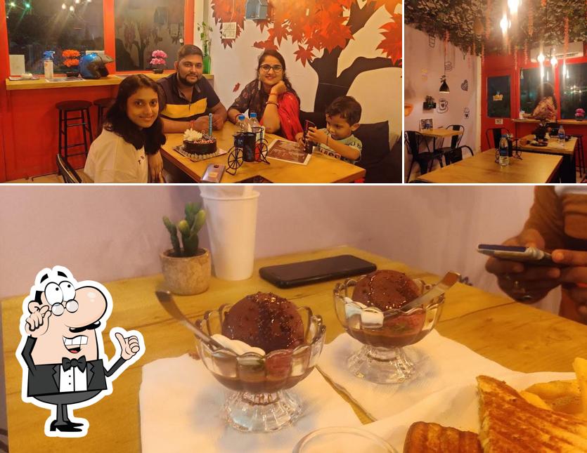 The interior of MY CAFE