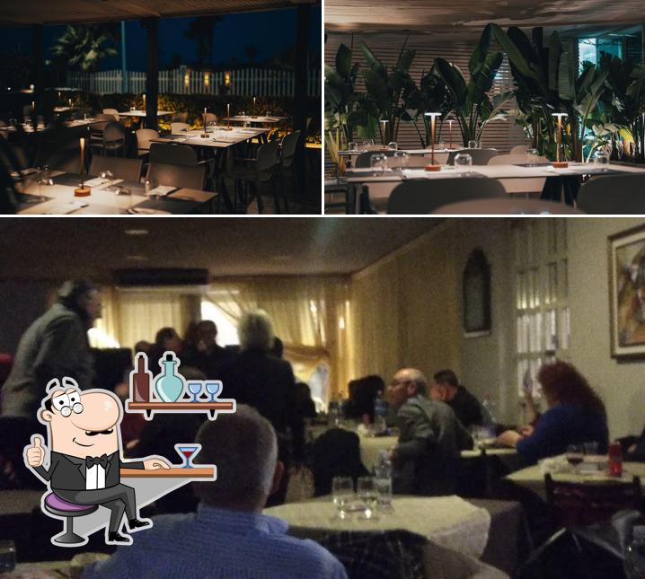 Gli interni di Albatross Pizzeria